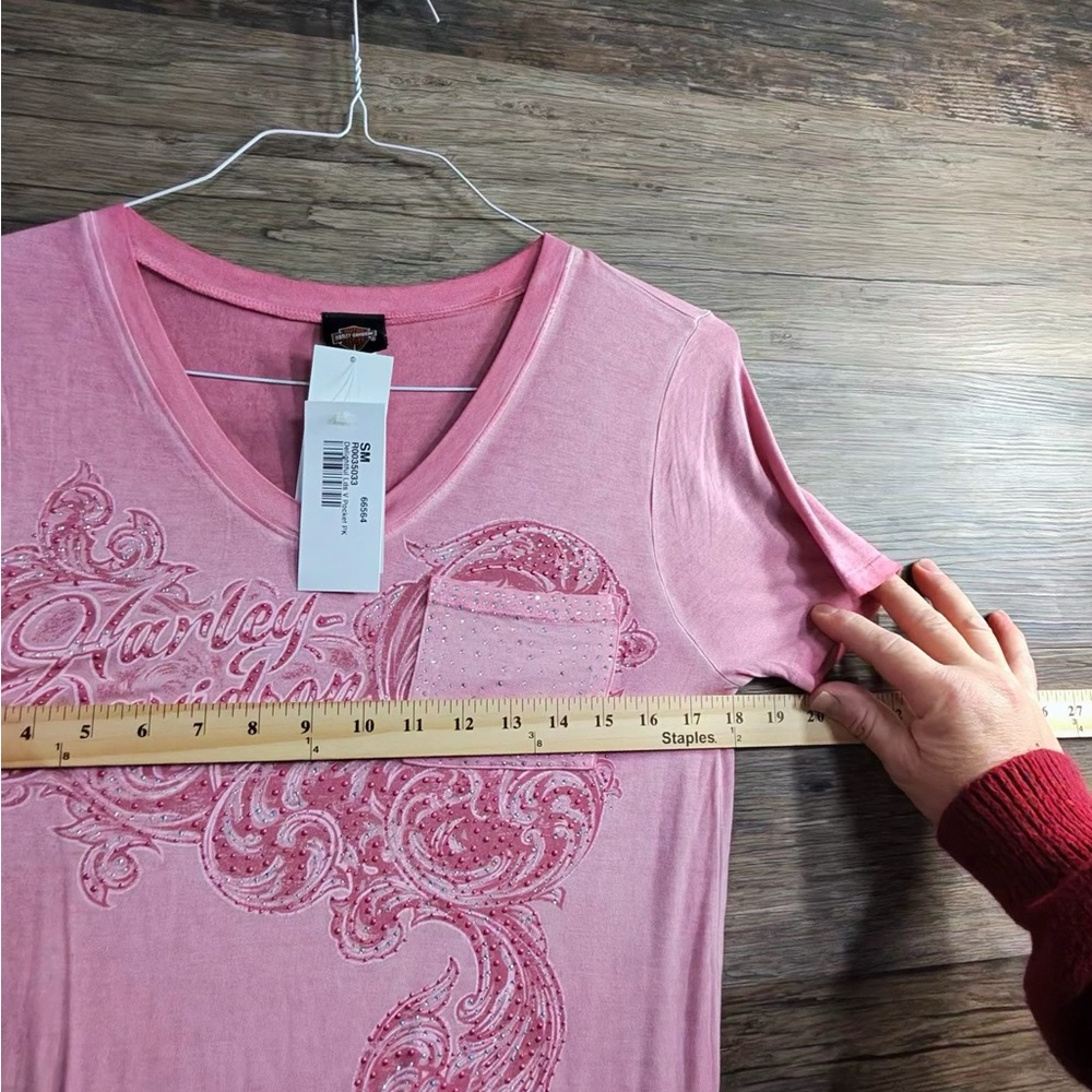 Harley-Davidson Pink Short Sleeve Tee - Picture 3 of 8